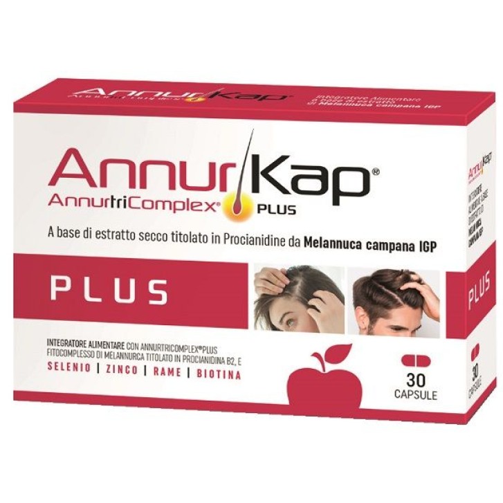 Annurkap Plus 30 capsule - Integratore Anticaduta Capelli