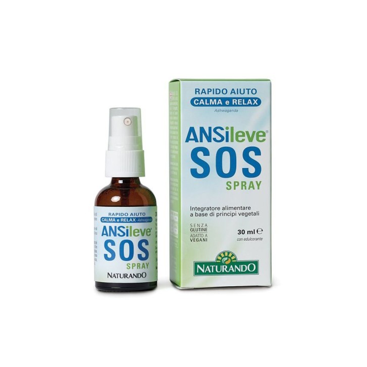 Ansileve Sos Spray 30 ml - Integratore Rilassamento e Stress