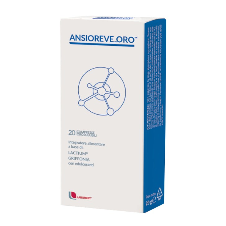 Ansioreve Oro 20 compresse - Integratore Benessere Mentale