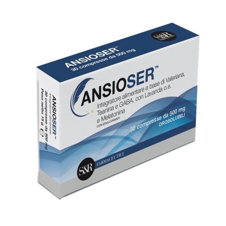 Ansioter 30 Compresse Orosolubili - Integratore Sonno e Rilassamento