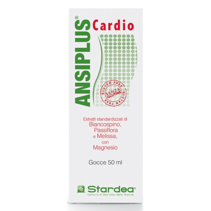Ansiplus Cardio Gocce 50 ml - Integratore per Funzione Cardiaca e Rilassamento