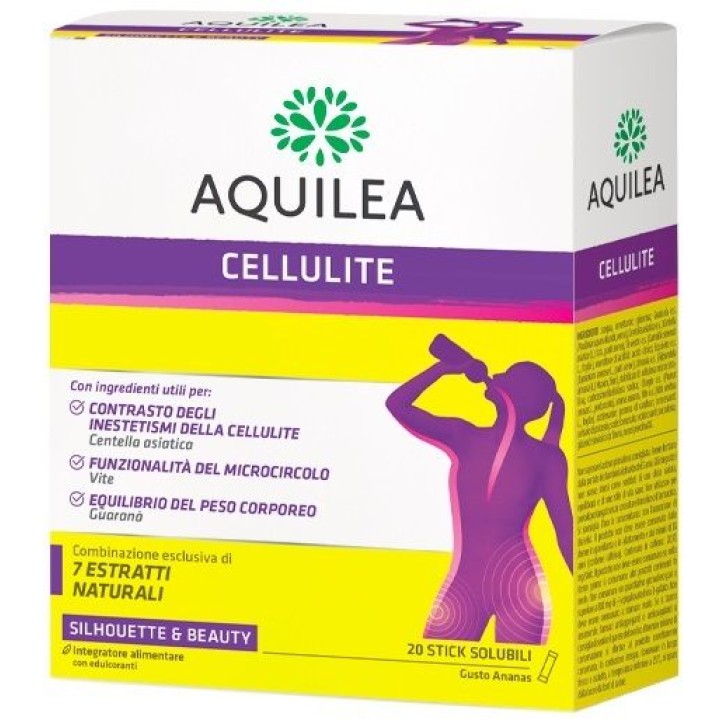Aquilea Cellulite 20 stick - Integratore Inestetismi Cellulite e Microcircolo