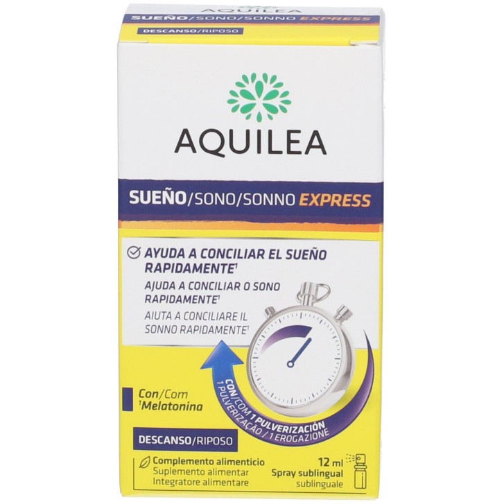 Aquilea Sonno Express Spray 12 ml - Integratore per Addormentamento