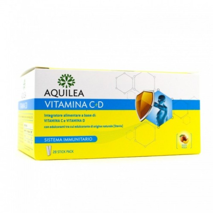 Aquilea Vitamina C+D 28 Bustine - Integratore Vitaminico