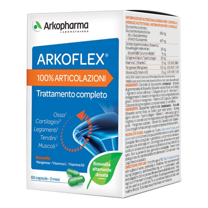 Arkoflex 100% Articolazioni 60 capsule - Integratore Benessere Articolare