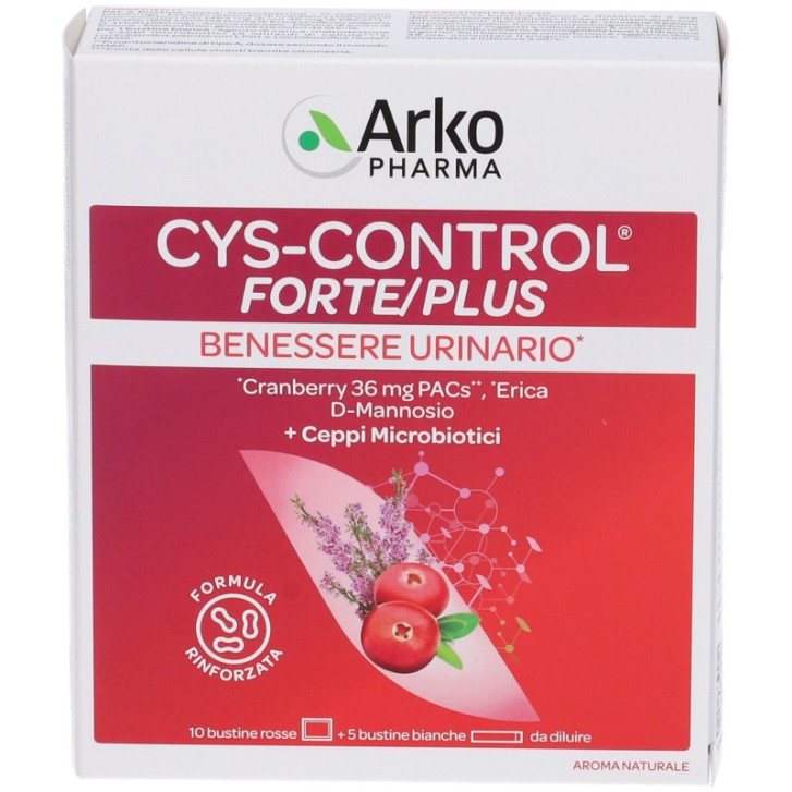 Cys-Control Forte Plus 15 Bustine - Integratore Benessere Urinario