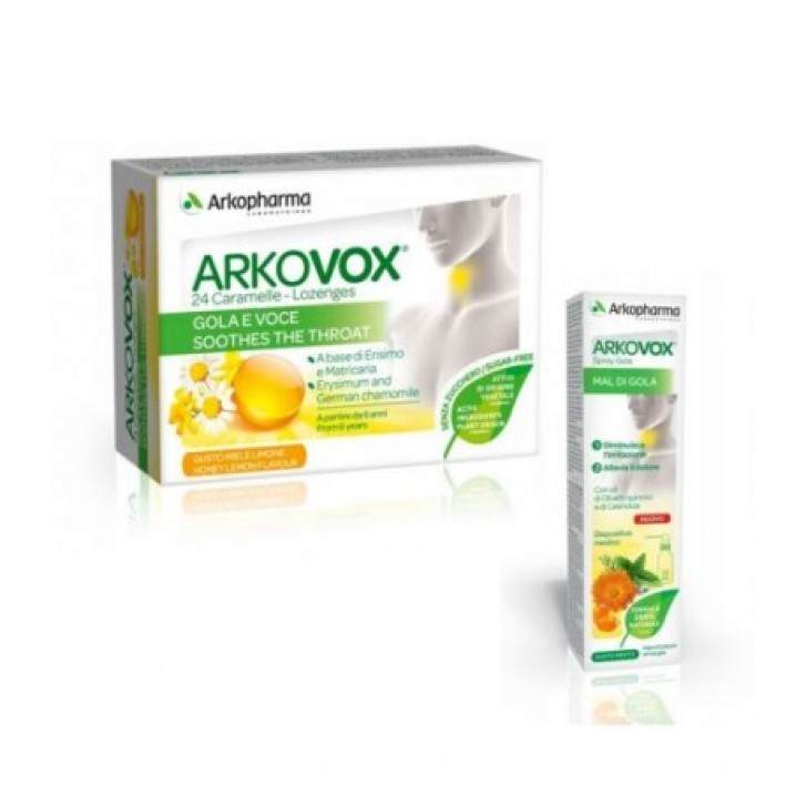 Arkopharma Arkovox Pack Propoli 24 pastiglie + Spray 30 ml