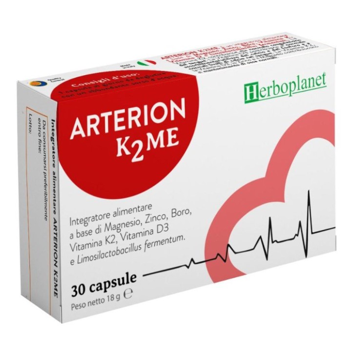 Arterion K2ME 30 Capsule - Integratore Benessere Ossa e Calcio