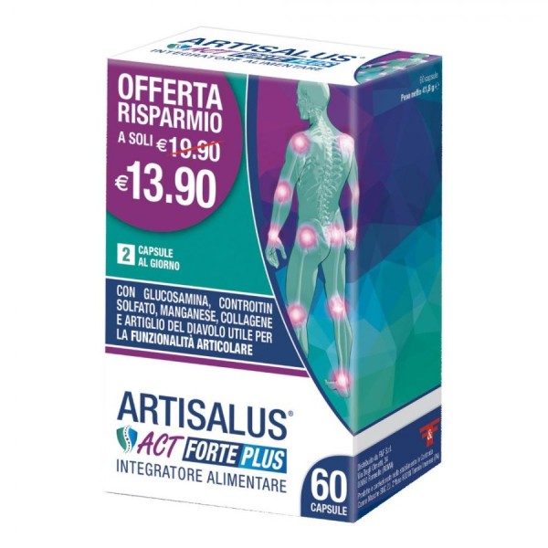 Artisalus Act Forte Plus 60 capsule - Integratore Funzionalità Articolare