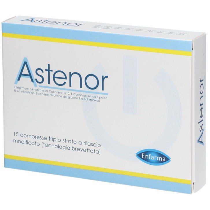 Astenor 15 Compresse - Integratore per Metabolismo Energetico e Riduzione della Stanchezza