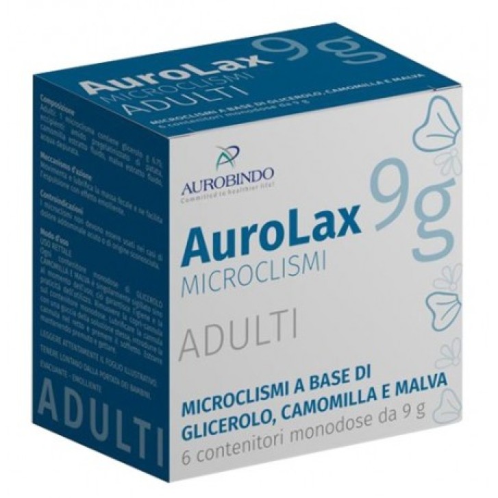 Aurolax Microclismi Glicerolo Adulti 6 pezzi
