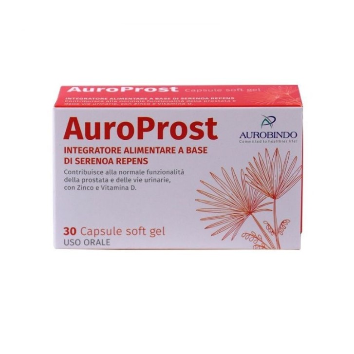 Auroprost 30 Capsule - Integratore Prostata e Vie Urinarie