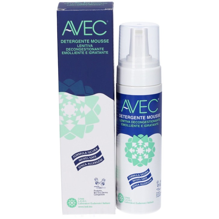 Avec Mousse Detergente Lenitiva 200 ml