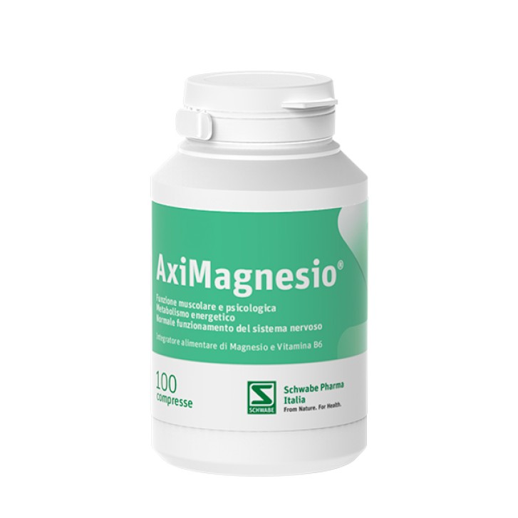 AxiMagnesio 100 Compresse - Integratore Magnesio e Vitamina B6