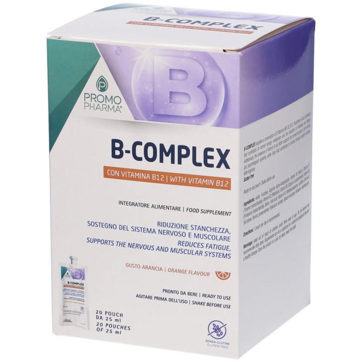 B-Complex Promopharma 20 pouch - Integratore Alimentare