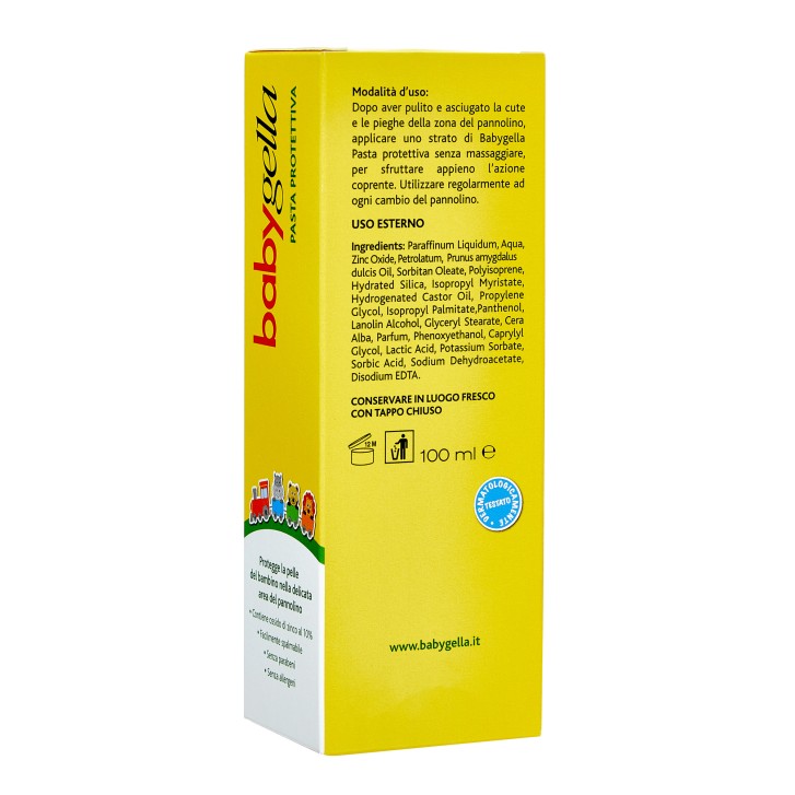 Babygella Crema Idratante Protettiva Bambino con Complesso Prebiotico 100  ml 