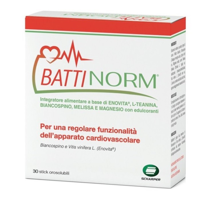 Battinorm 30 Stick - Integratore Funzione Cardiovascolare e Microcircolo