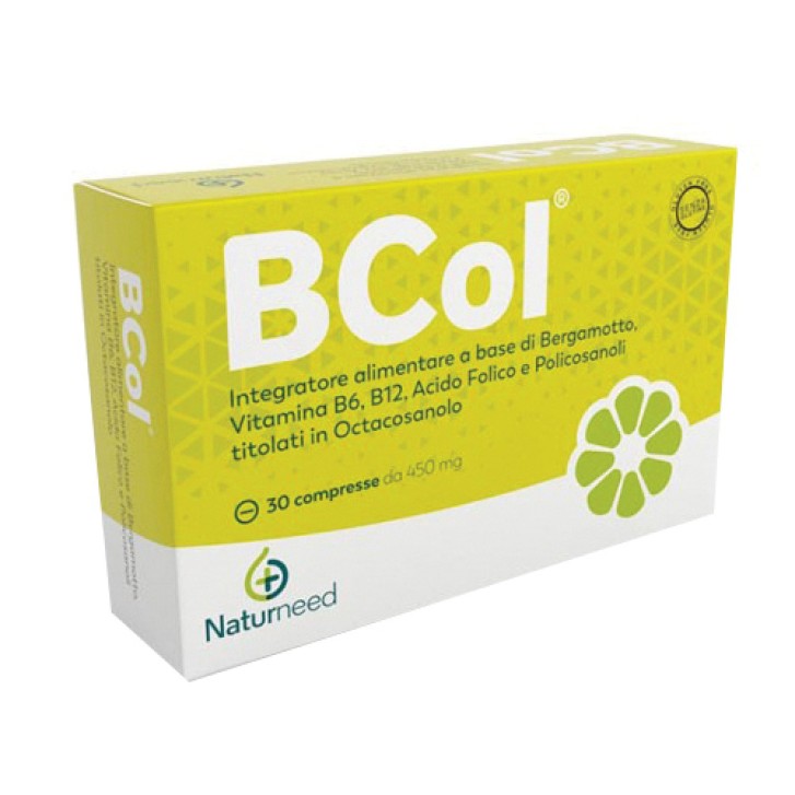 BCol 30 Compresse - Integratore Vitamina B6, B12 e Acido Folico