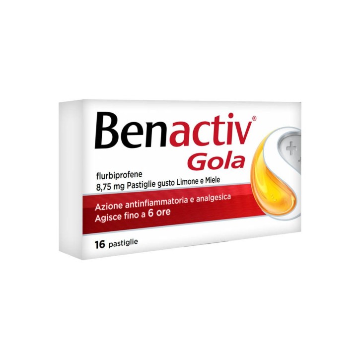 Benactiv Gola Limone e Miele 8,75 mg 16 Pastiglie