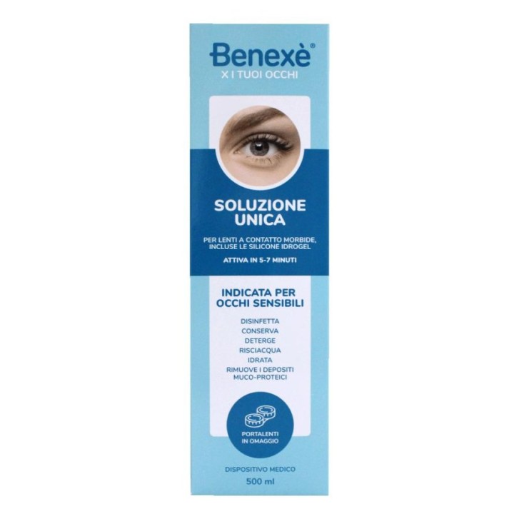 Benex&egrave; Soluzione Unica 500 ml + PortaLenti