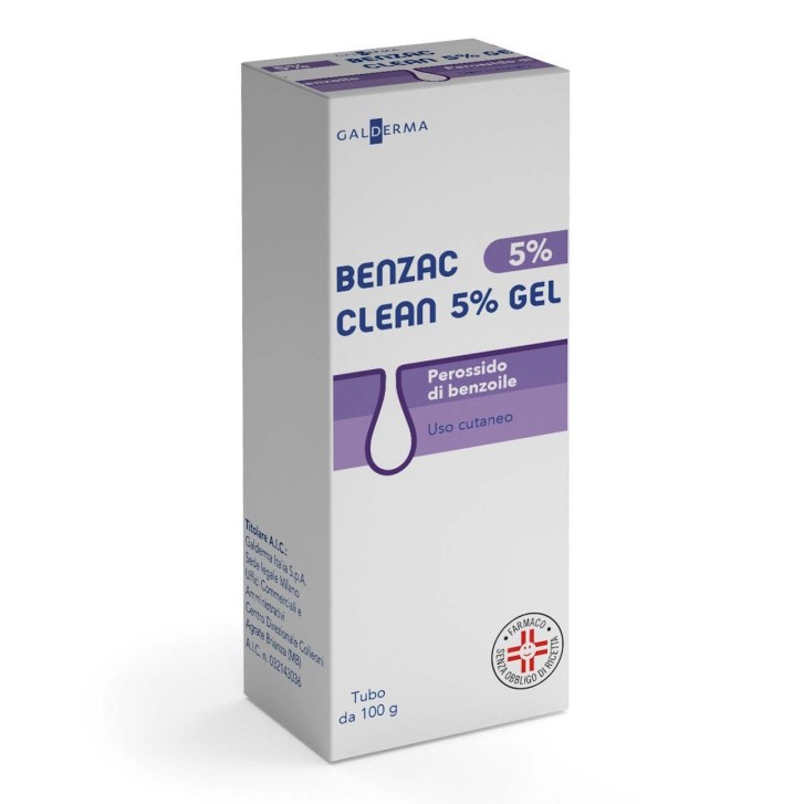Benzac Clean Gel 5% 100 Grammi