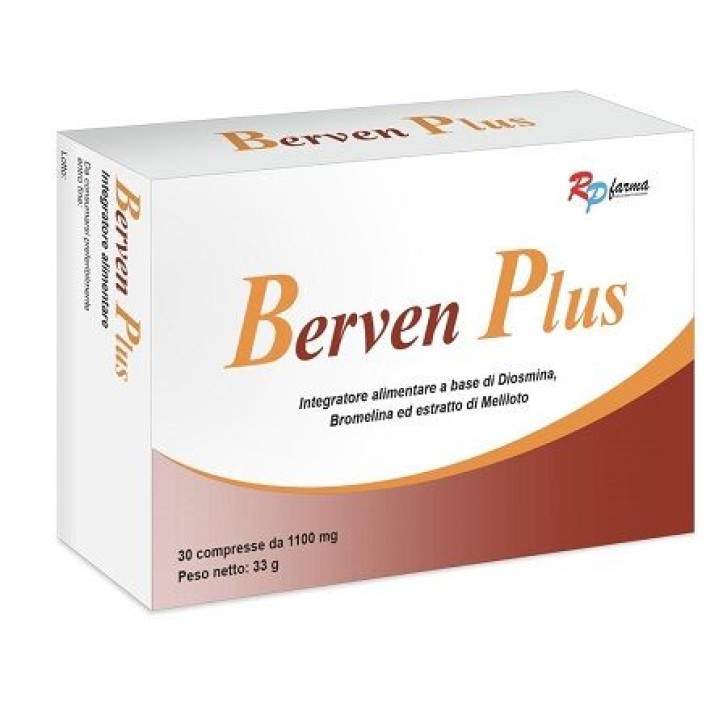 Berven Plus 30 compresse - Integratore Diosmina e Bromelina