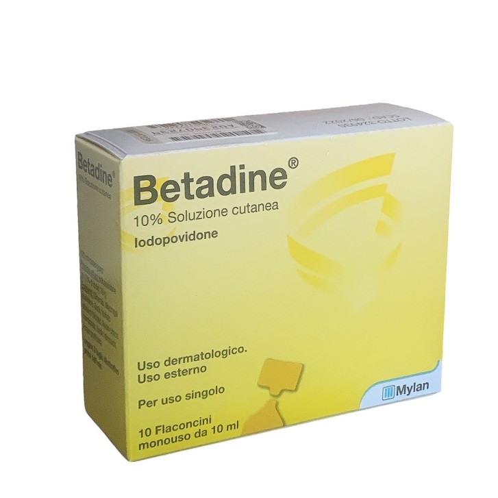 Betadine 10% Soluzione Cutanea 10 Flaconcini da 5 ml