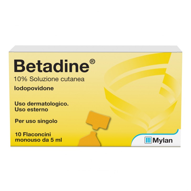 Betadine 10% Soluzione Cutanea 10 Flaconcini da 10 ml