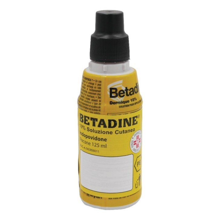 Betadine Soluzione Cutanea Disinfettante 10% GMM 125 ml