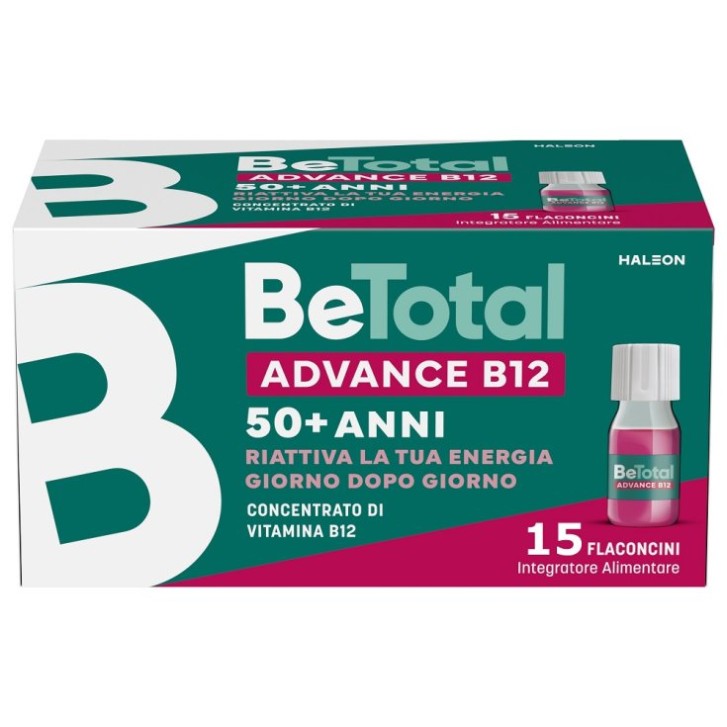 Be-Total Advance B12 15 Flaconcini - Integratore per Stanchezza Fisica e Mentale