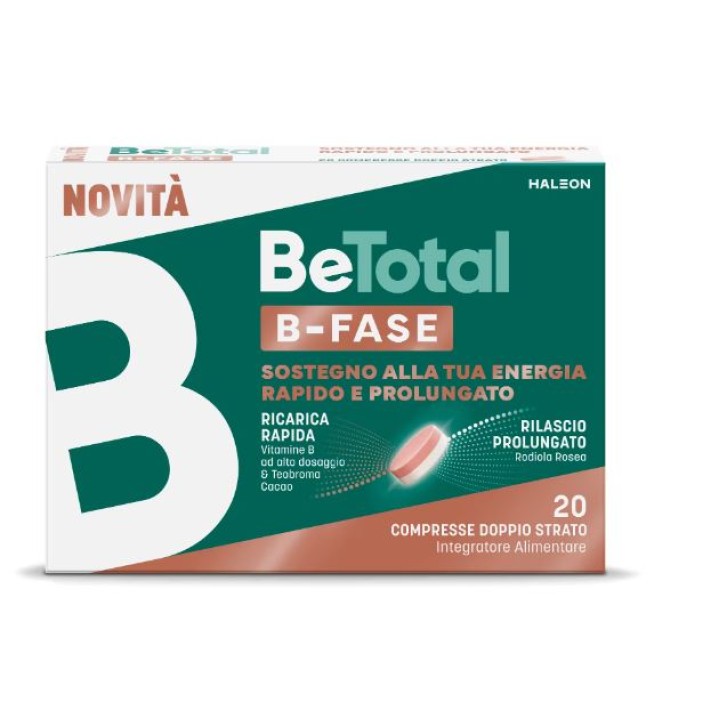 BeTotal B Fase 20 compresse - Integratore Vitamine B e Rodiola Rosea