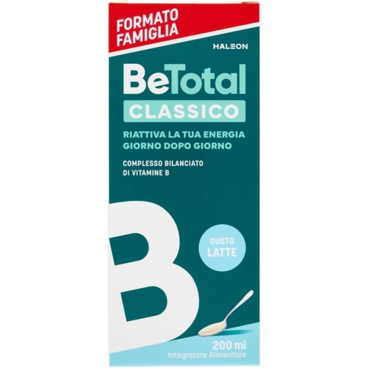 Be-Total Classico Sciroppo 200 ml - Integratore per Energia, Stanchezza e Sistema Immunitario