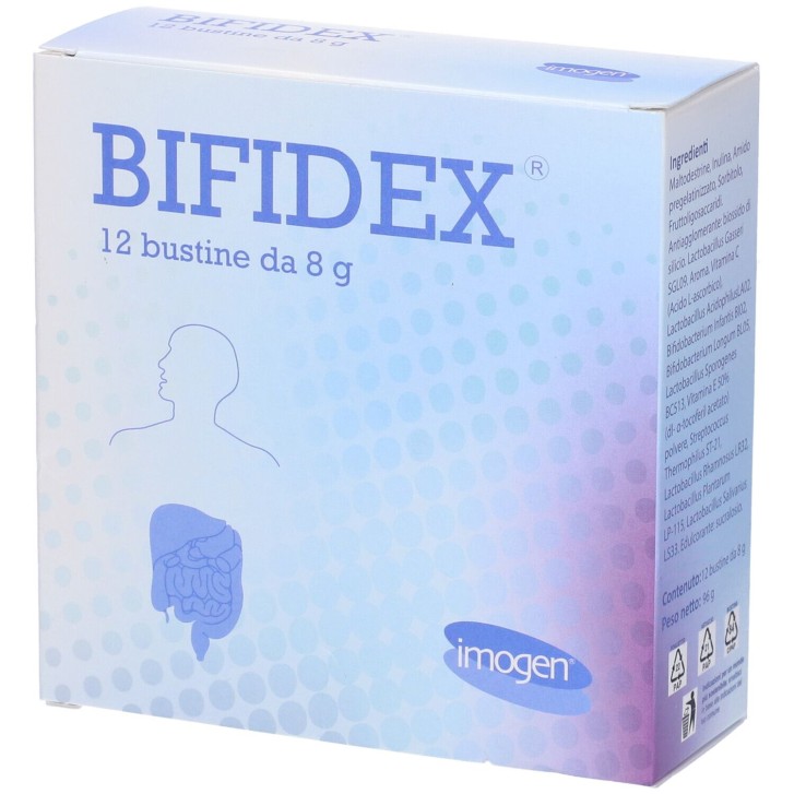 Bifidex 12 Bustine - Integratore Benessere Intestinale