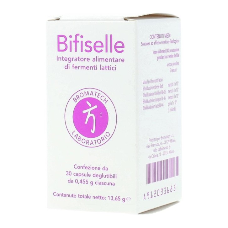 Bifiselle 30 Capsule - Integratore per Equilibrio della Flora Intestinale