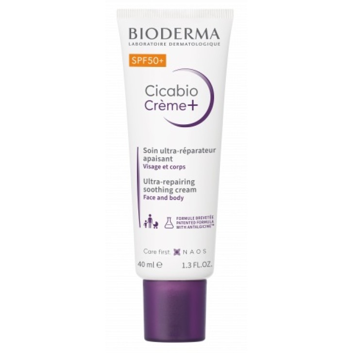 Bioderma Cicabio Creme+ Crema SPF50+ 40 ml