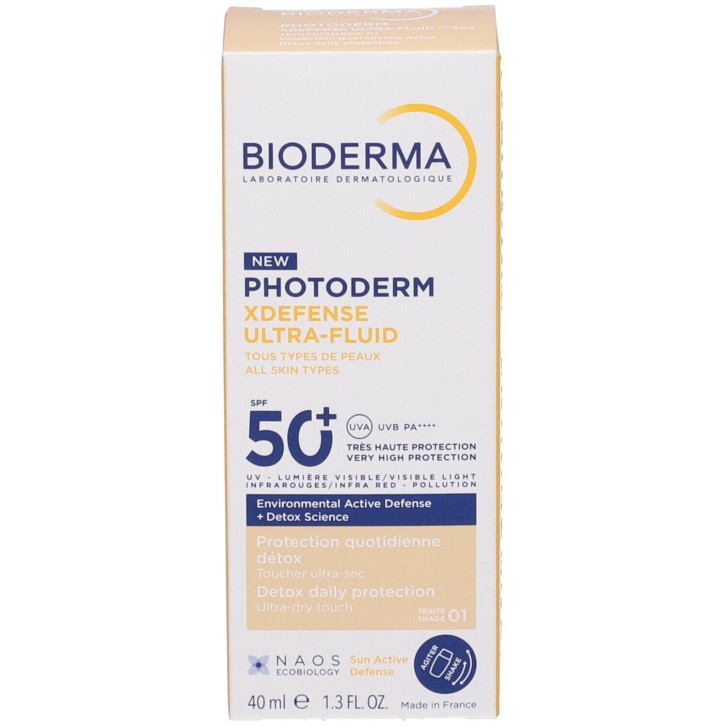 Bioderma Photoderm XDefense Ultra Fluid SPF50+ 01 40 ml