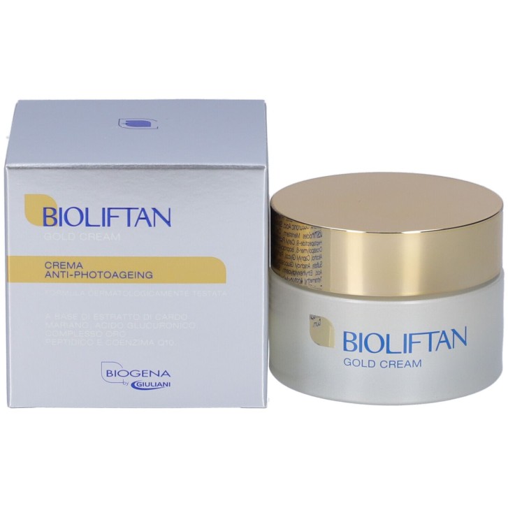 Bioliftan Gold Cream 50 ml - Crema Viso Nutriente Anti-et&agrave;
