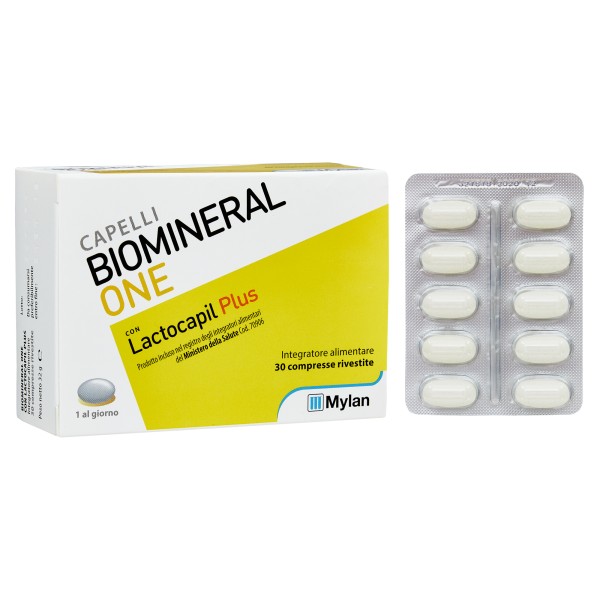 Biomineral One Lactocapil Plus 30 Compresse - Integratore Anticaduta Capelli