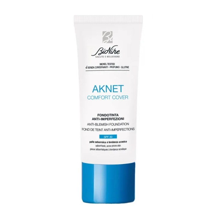 Bionike Aknet Comfort Cover Fondotinta 101 Ivoire 30 ml