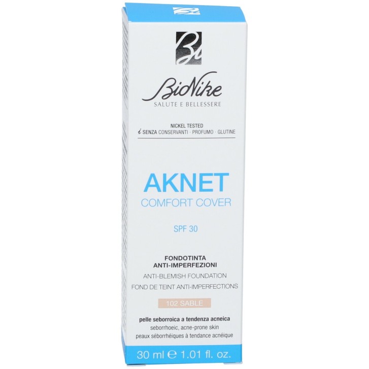 Bionike Aknet Comfort Cover Fondotinta 102 30 ml