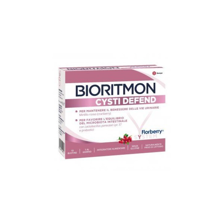 Bioritmon Cysti Defend 10 bustine - Integratore Benessere Vie Urinarie