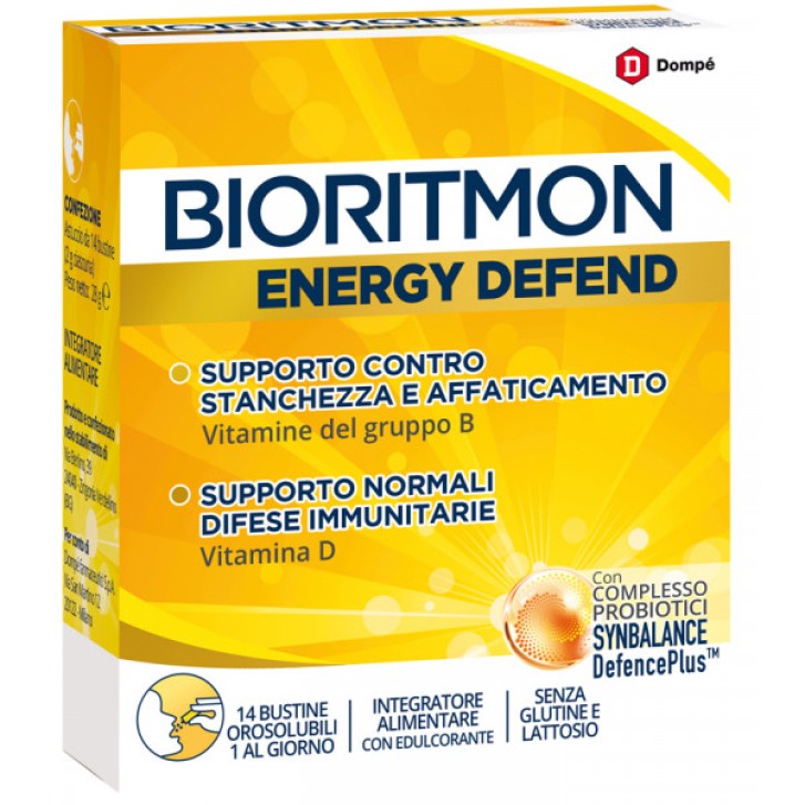 Bioritmon Energy Defend 14 Bustine - Integratore Difese Immunitarie