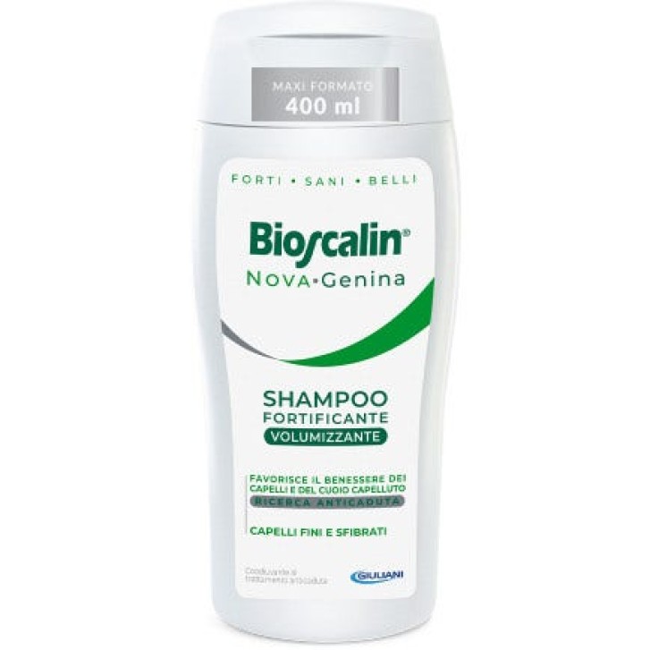 Bioscalin Nova Genina Shampoo Fortificante Volumizzante Anticaduta Capelli 400 ml