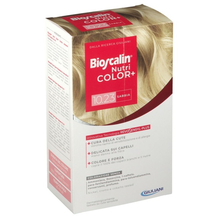 Bioscalin Nutricolor Plus Tintura Capelli Colore 10,23 Sabbia