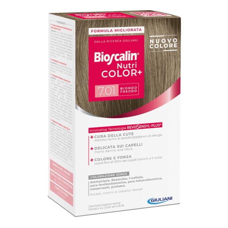 Bioscalin Nutricolor+ Tintura Capelli 7,01 Biondo Freddo