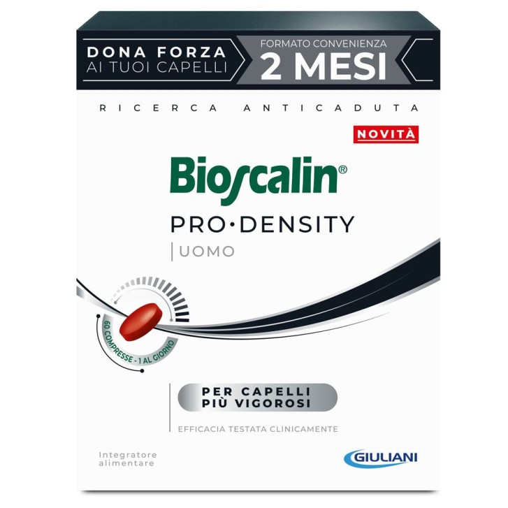 Bioscalin Pro Density 60 compresse - Integratore Anticaduta Capelli Uomo