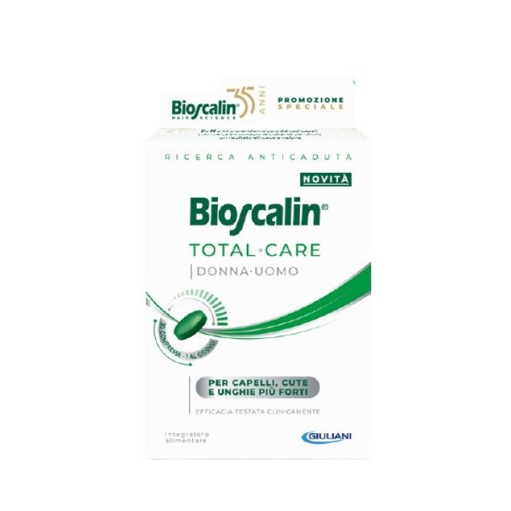 Bioscalin Total Care 30 Compresse Promo - Integratore per Capelli e Unghie
