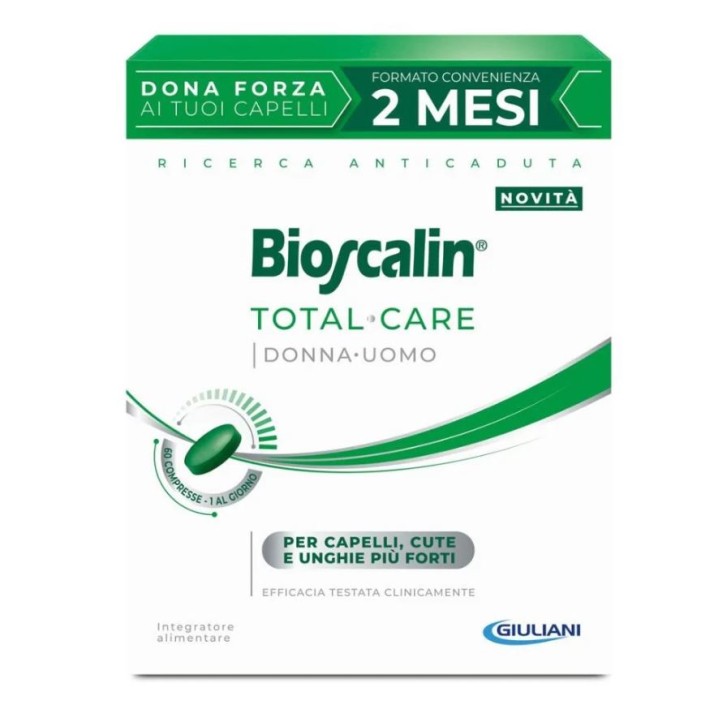 Bioscalin Total Care 60 compresse - Integratore Anticaduta Capelli