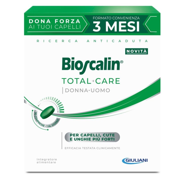 Bioscalin Total Care 90 compresse - Integratore Anticaduta Capelli