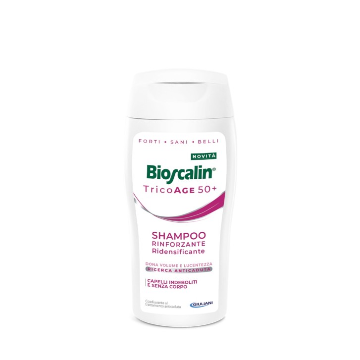 Bioscalin Tricoage 50+ Shampoo Rinforzante Ridensificante Donna 200 ml